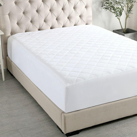 enera Waterproof Cotton Quilted Mattress Protector King Size | Breathable & Ultra Soft - enera