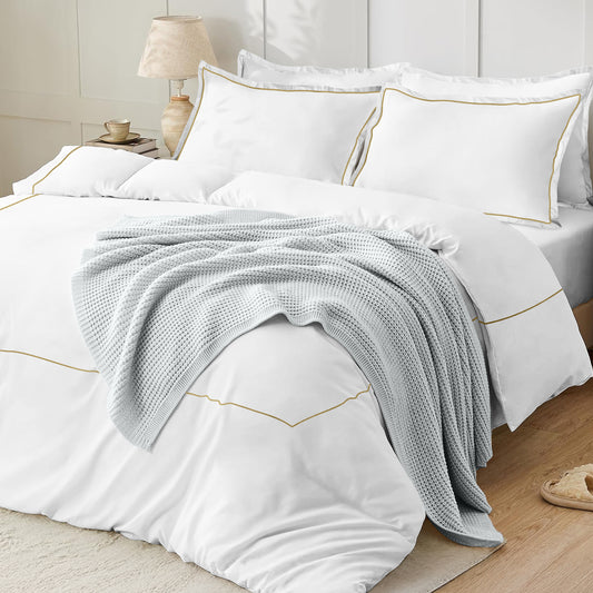 Enera Crysta King Bedsheet with 2 Pillow Covers 100% Pure Cotton - enera