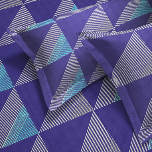 Enera Vaaree Printed King Bedsheet with 2 Pillow Covers Cotton - BUY 1 GET 1 - enera