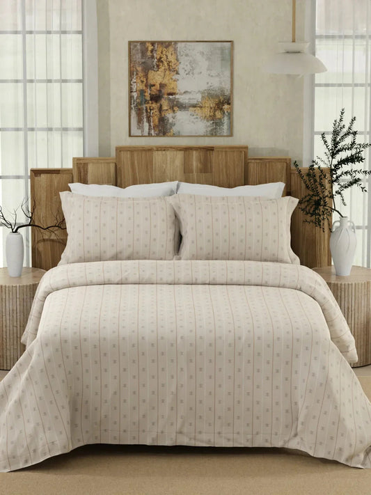 Boutique Printed King Bedsheet with 2 Pillow Covers 100% Pure Cotton - enera