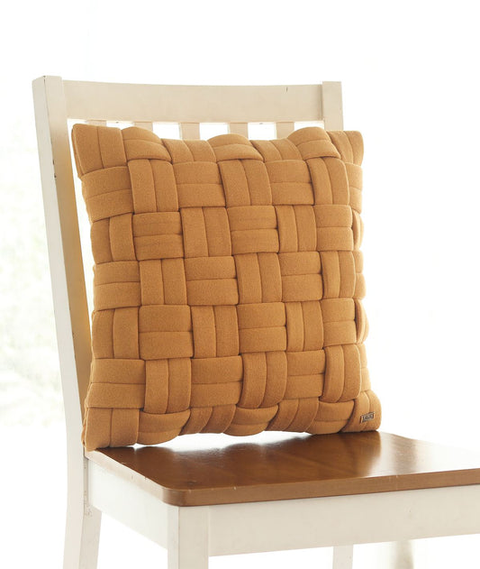 Pluchi 100% Knit Cotton, Cushion Cover 16x16 for Home Decor - enera