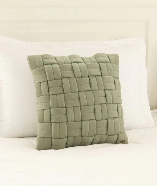 Pluchi 100% Knit Cotton, Cushion Cover 16x16 for Home Decor - enera