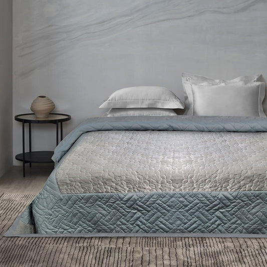 maspar 100% Cotton Reversible Double Bed Bedcover - enera