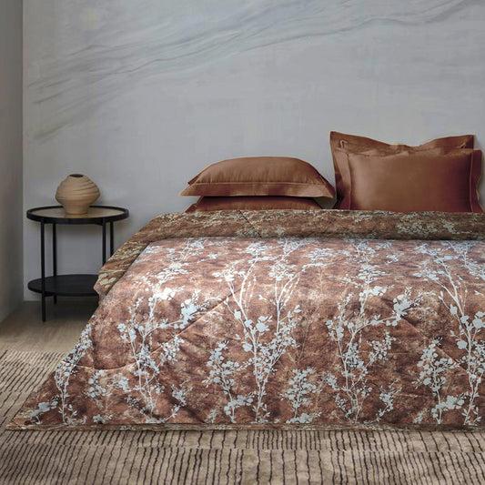 D'Decor Quilted Comforter 100% Pure Cotton for Double Bed - enera