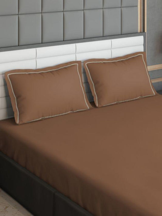 D'Decor King Bedsheet with 2 Pillow Covers 100% Pure Cotton - enera