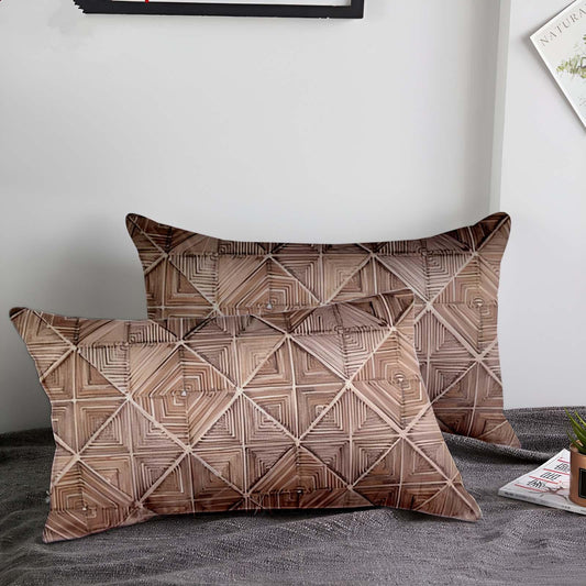 Enera KCF Pina 29223 Light Brown Color 11x19 Inch Cushion Cover - enera