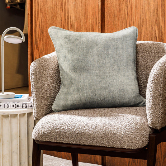 Enera KCF Emor 33723 Light Green Color 16x16 Inch Cushion Cover - enera