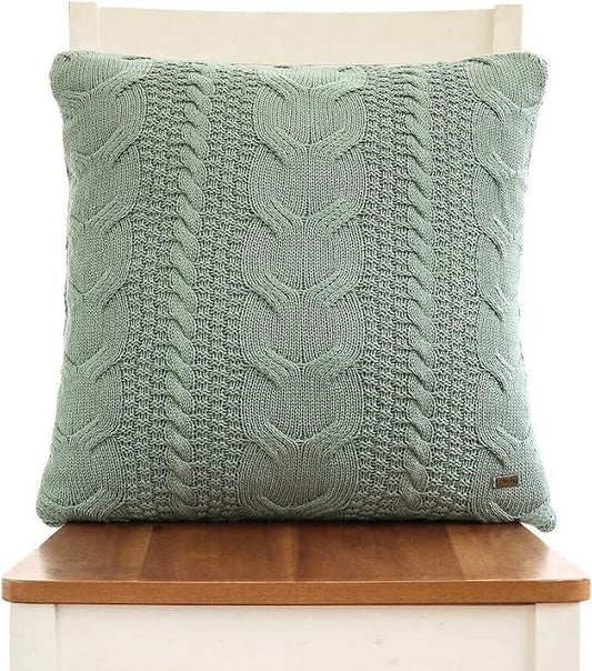 Enera Classical Indus Blue Color 18x18 Inch Cushion Cover - enera