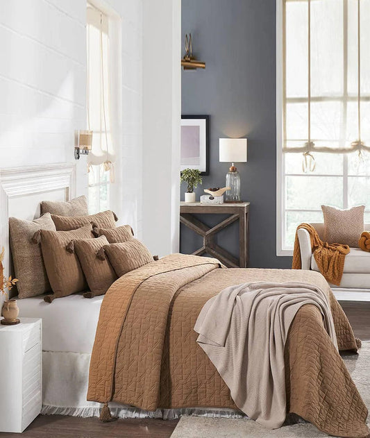 Pluchi Bedspread Set 100% Pure Cotton (Set of 6) - enera