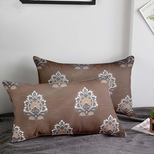 Enera SRM Vict-105 Brown Color 11x19 Inch Cushion Cover - enera