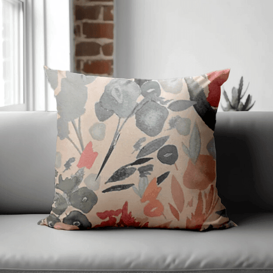Enera SRM ASTO 303 Peach Color 16x16 Inch Cushion Cover - enera