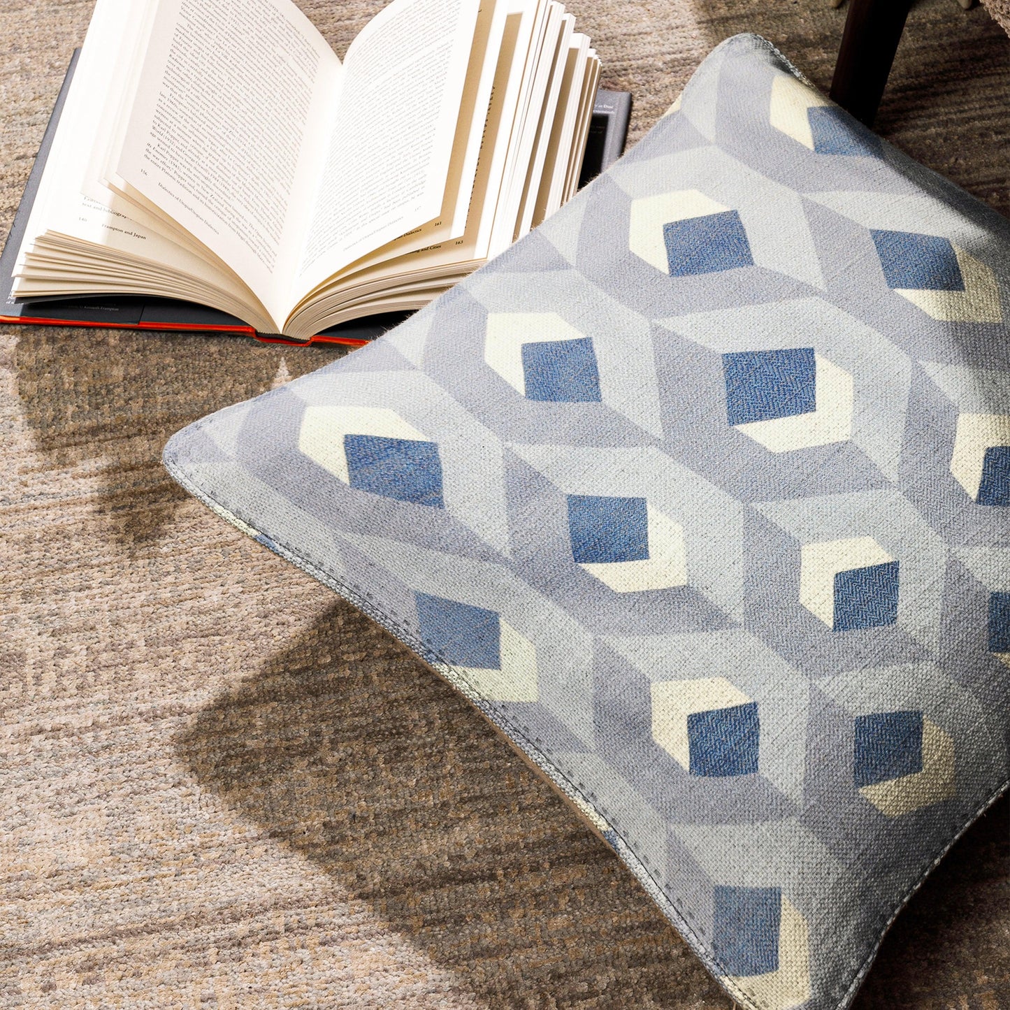 Enera SRM Onel 113 Multi Color 16x16 Inch Cushion Cover