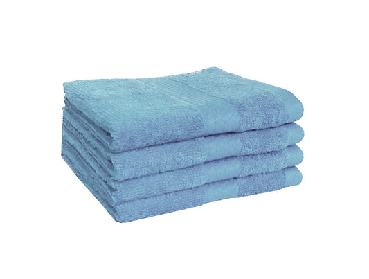 Spaces Face Towel 4 Pcs Set 100% Cotton, Soft & Ultra Absorbent - enera