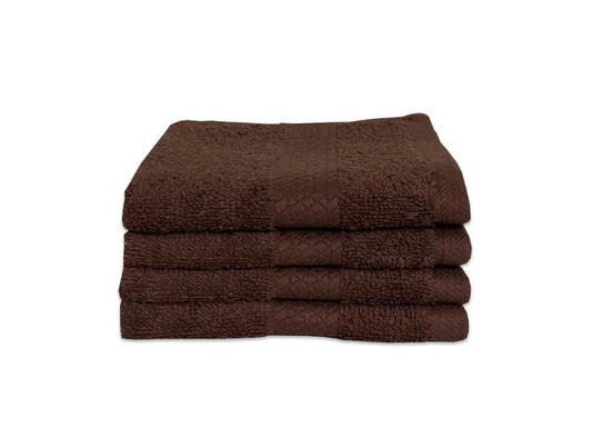 Spaces Face Towel 4 Pcs Set 100% Cotton, Soft & Ultra Absorbent - enera