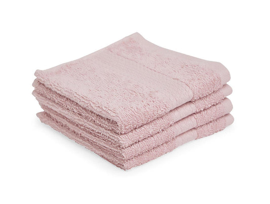 Spaces Face Towel 4 Pcs Set 100% Cotton, Soft & Ultra Absorbent - enera