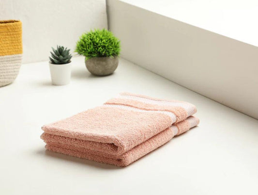 Spaces Hand Towel 2 Pcs Set 100% Cotton, Soft & Ultra Absorbent - enera