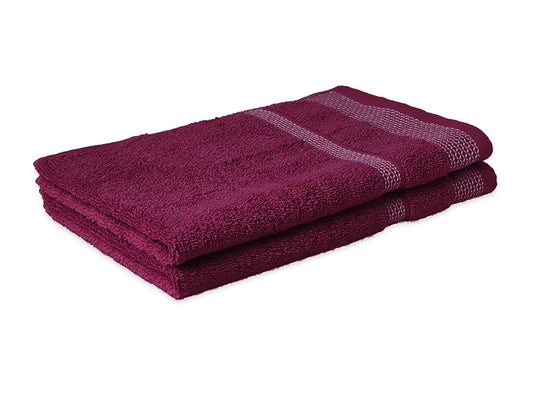 Spaces Hand Towel 2 Pcs Set 100% Cotton, Soft & Ultra Absorbent - enera