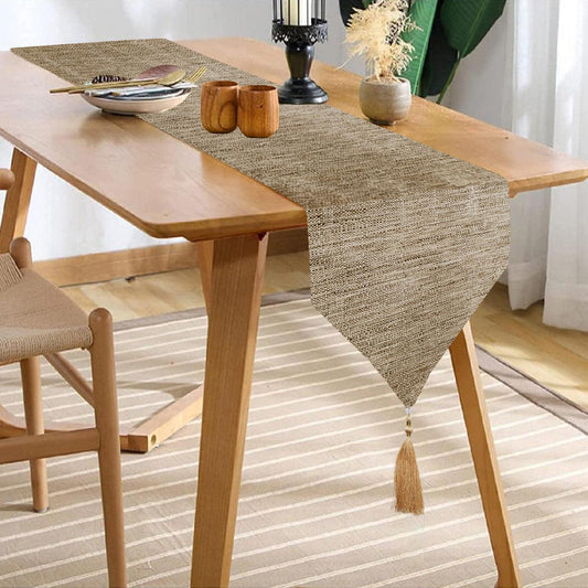 enera Linen Dining Table Runner | Modern Decorative Cloth - enera