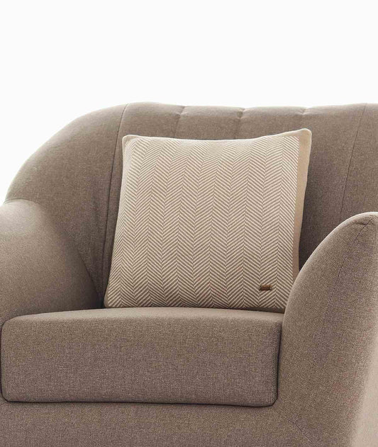 Enera Stone & Natural Color 16x16 Inch Cushion Cover - enera