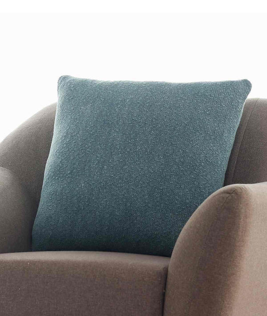 Enera Elegant Champion Blue Color 22x22 Inch Cushion Cover - enera