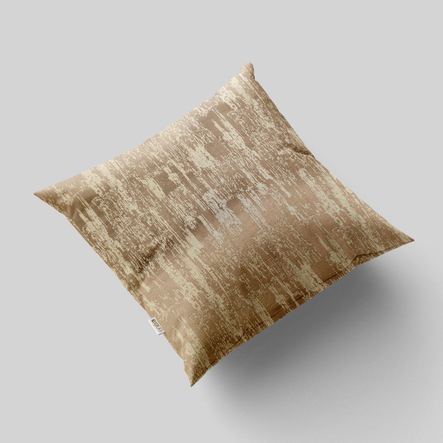 Enera PNK SERE 27 Coffee Color 16x16 Inch Cushion Cover