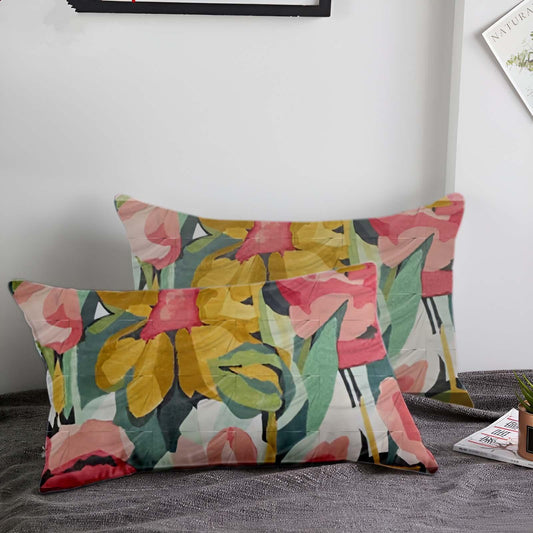 Enera SRM Mamb E-504 Multi Color 11x19 Inch Print Cushion Cover - enera