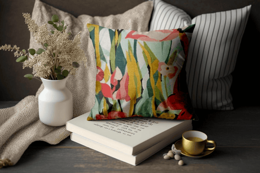Enera SRM MAMB Multi Color 18x18 Inch Cushion Cover - enera