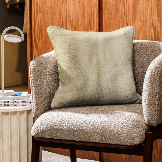 Enera Thiva 00002 Ivory Color 16x16 Inch Cushion Cover - enera