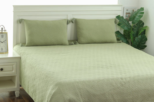 Pluchi Bedspread Set 100% Pure Cotton (Set of 3) - enera
