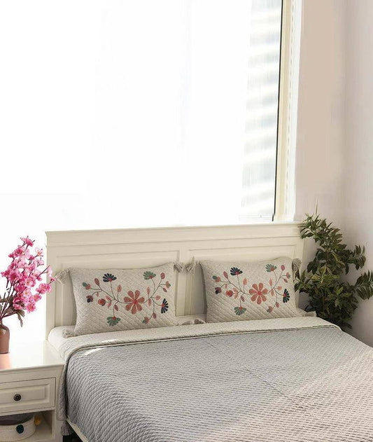 Pluchi Bedspread Set 100% Pure Cotton (Set of 3) - enera