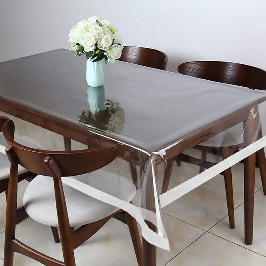 Freelance PVC Transparent Dining Table Cover | 8 Seater Table Cloth - enera