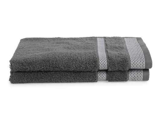 Spaces Hand Towel 2 Pcs Set 100% Cotton, Soft & Ultra Absorbent - enera