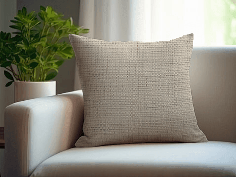 Enera SRM Delight SN-105 Cream Color 16x16 Inch Cushion Cover - enera