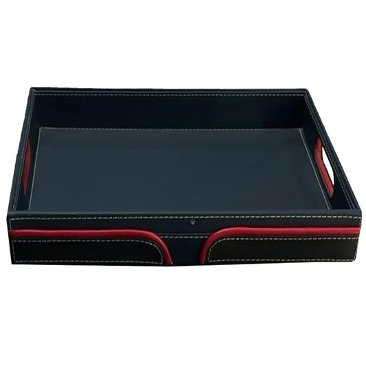 Enera Opc Rectangle Tray Big in Black Color - enera
