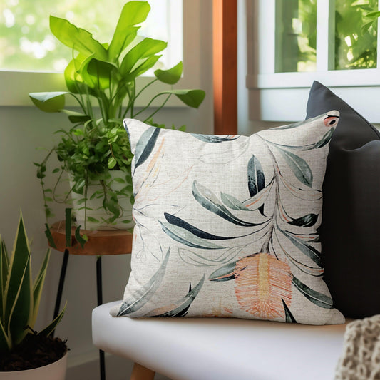 Enera SRM AMAL A-104 Beige Color 16x16 Inch Cushion Cover - enera