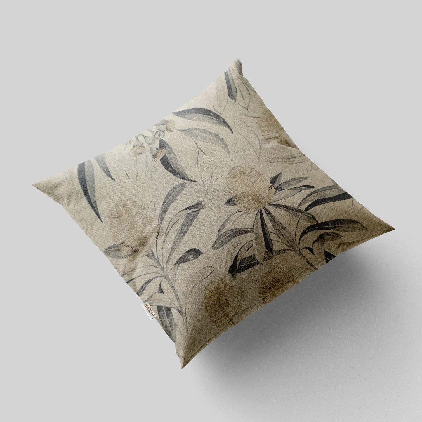 Enera SRM Amal-A Ivory Color 16x16 Inch Cushion Cover