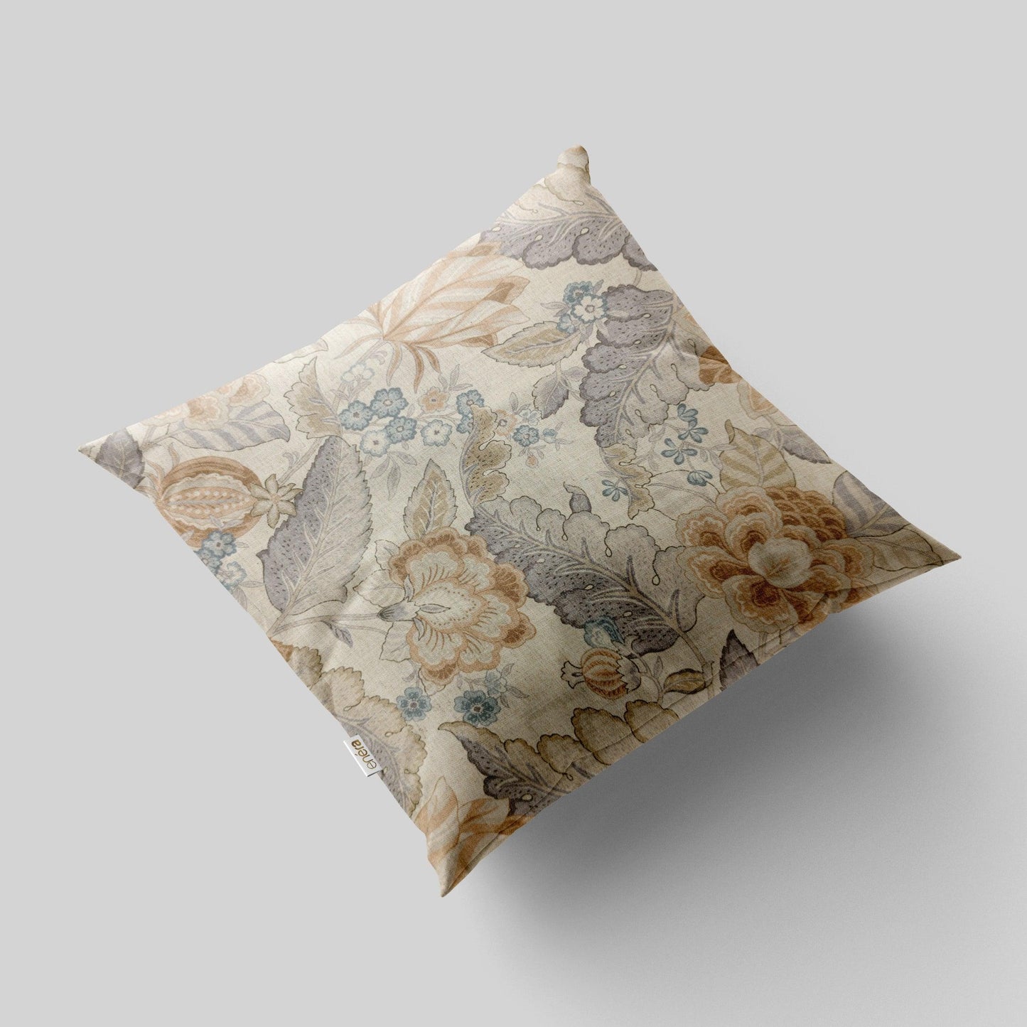 Enera SRM Cint 103 BDR Beige Color 16x16 Inch Cushion Cover