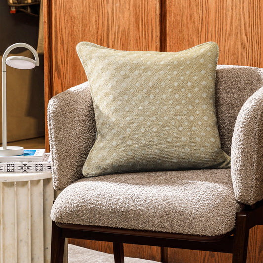 Enera SRM Sama F603 Bdr Beige Color 16x16 Inch Cushion Cover - enera