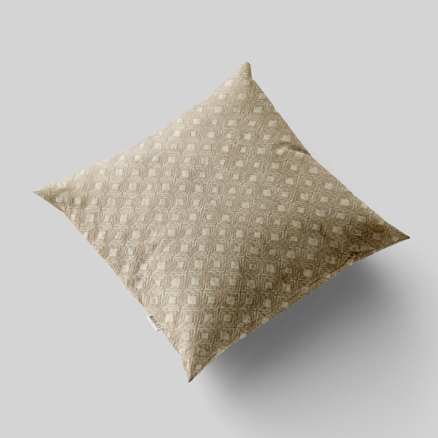 Enera SRM Sama F603 Bdr Beige Color 16x16 Inch Cushion Cover