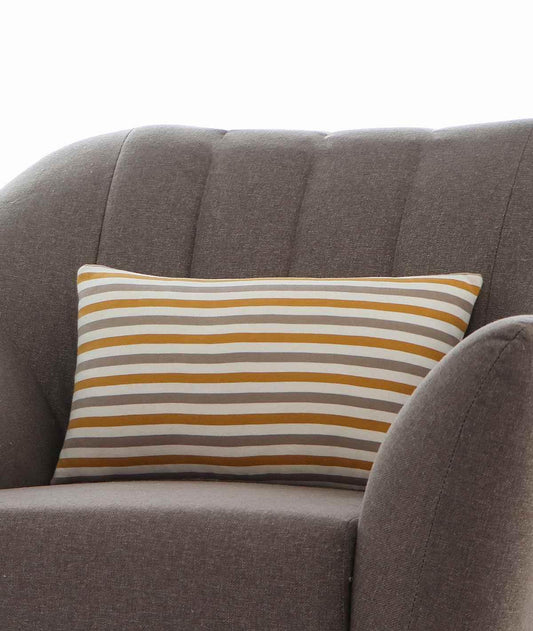 Enera Stone Mustard & Natural Color 12x20 Inch Cushion Cover - enera