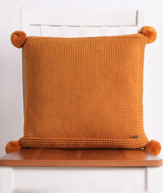 Enera Mustard Color 16x16 Inch Cushion Cover - enera