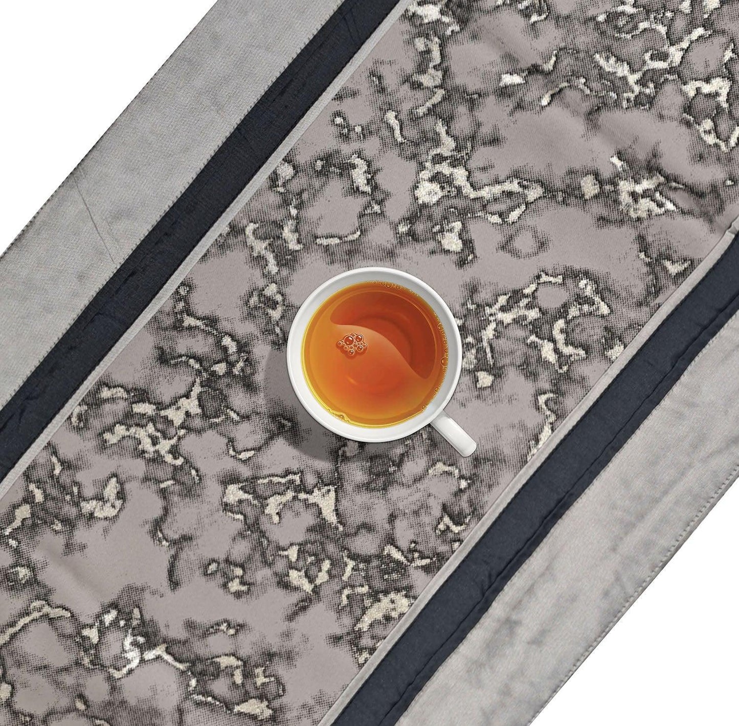 Enera Marble Design in Grey Colour 36x183 cm Table Runner - enera