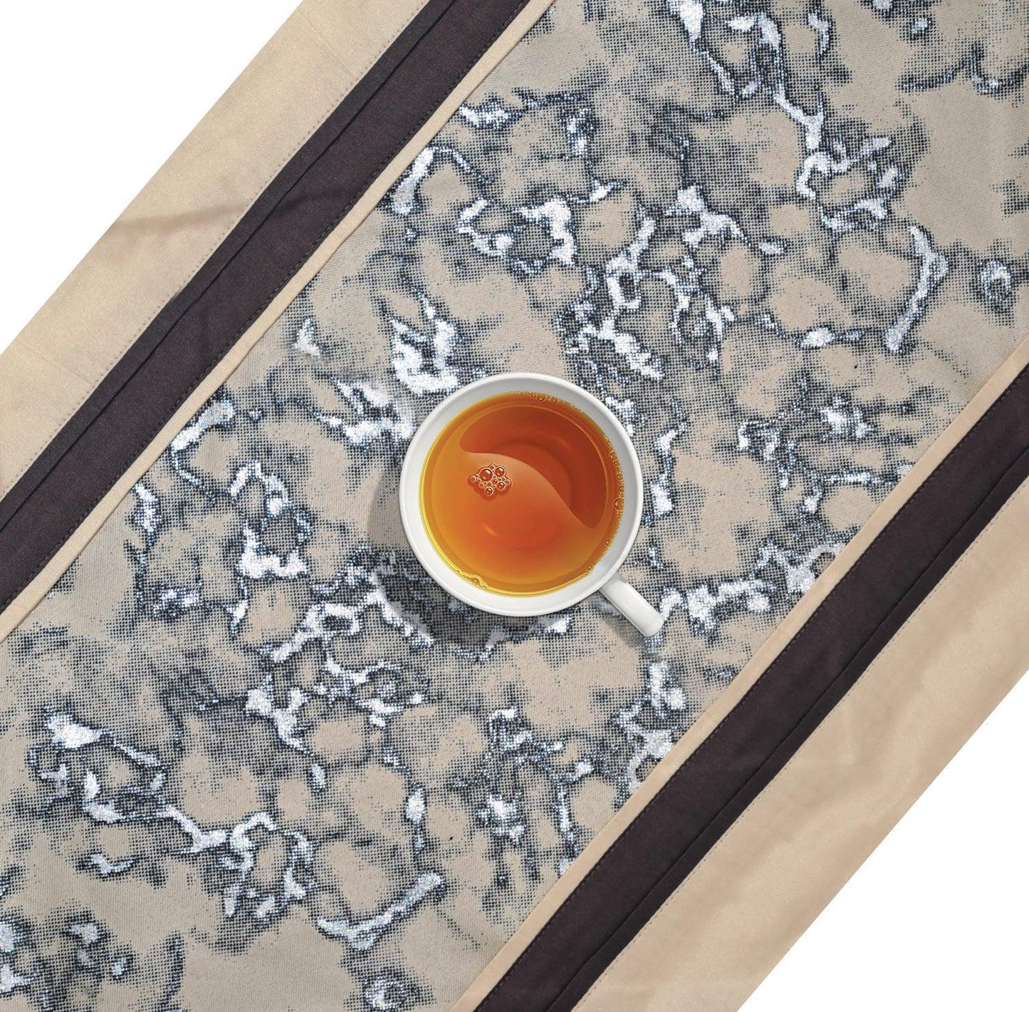 Enera Marble Design in Beige Colour 36x183 cm Table Runner - enera