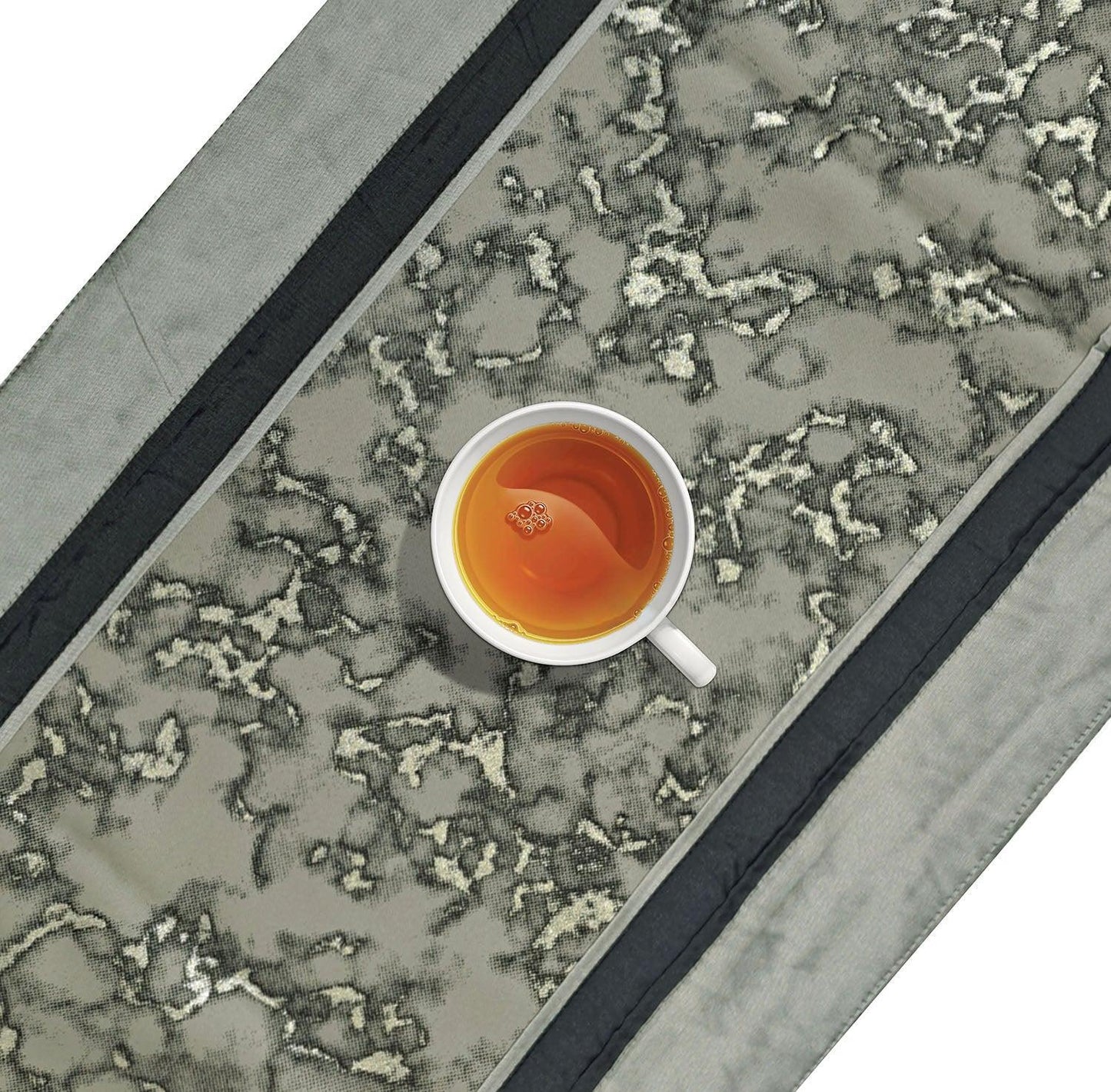 Enera Marble Design in Pista Green Colour 36x183cm Table Runner - enera