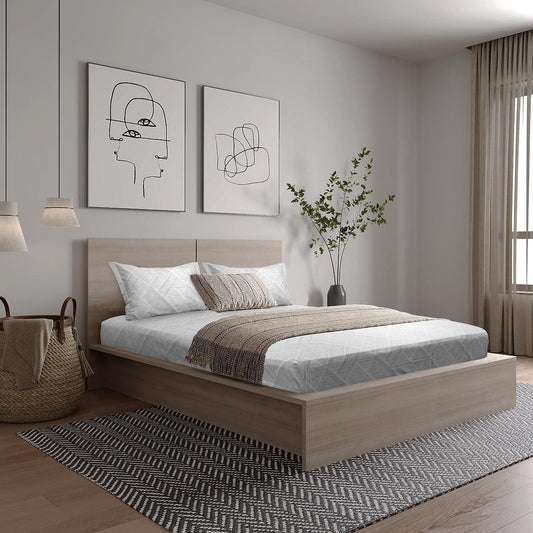 ador Printed King Bedsheet with 2 Pillow Covers 100% Pure Cotton - enera