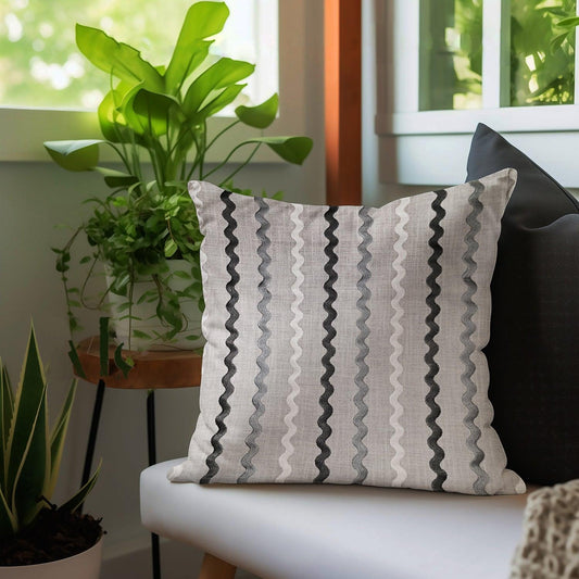 Enera SRM SAMA K-1103 Embroidery Multi Color 16x16 Inch Cushion Cover - enera