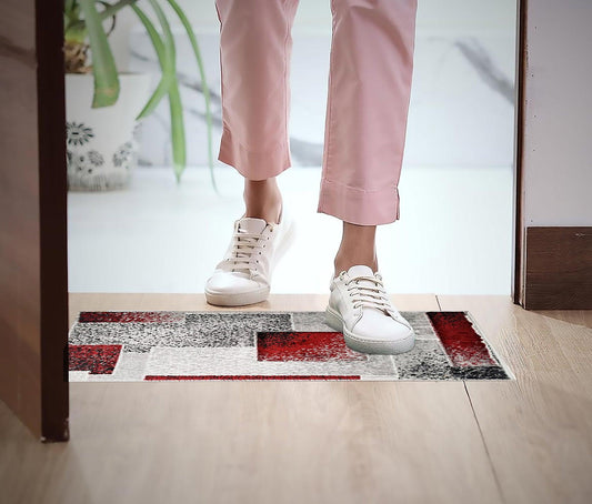 Natura Life Small Doormat 40x60 cm | Anti-Slip Rubber Backing Floormat For All Season - enera