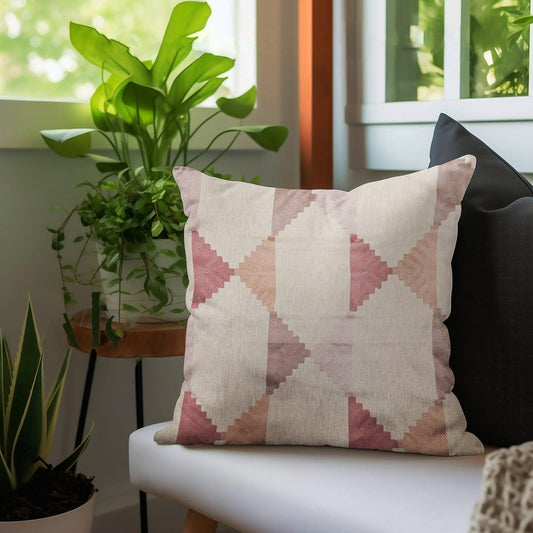 Enera SRM SAMA J-1002 Embroidery Multi Color 16x16 Inch Cushion Cover - enera