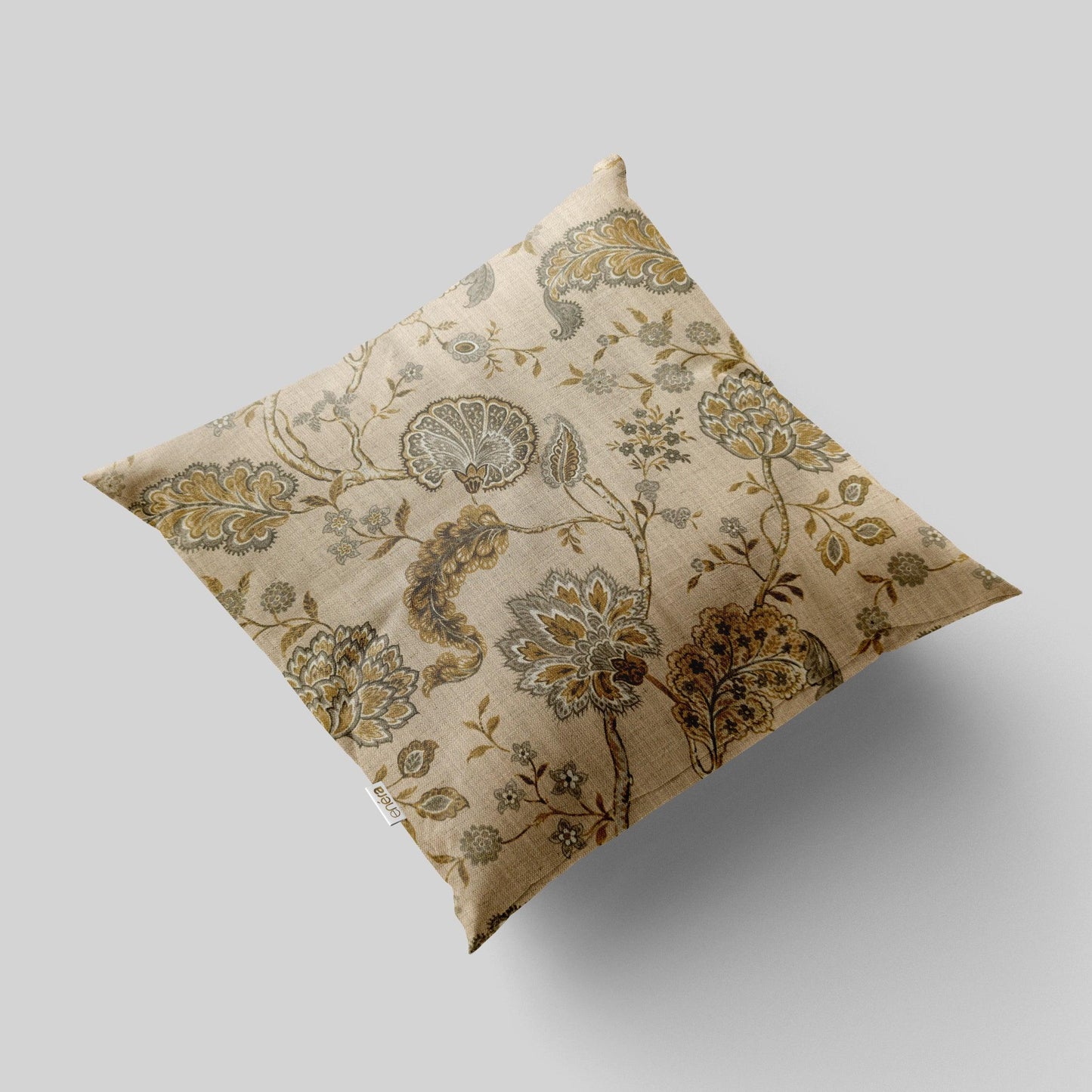 Enera NUH Her Dan Dark Cream Color 16x16 Inch Cushion Cover