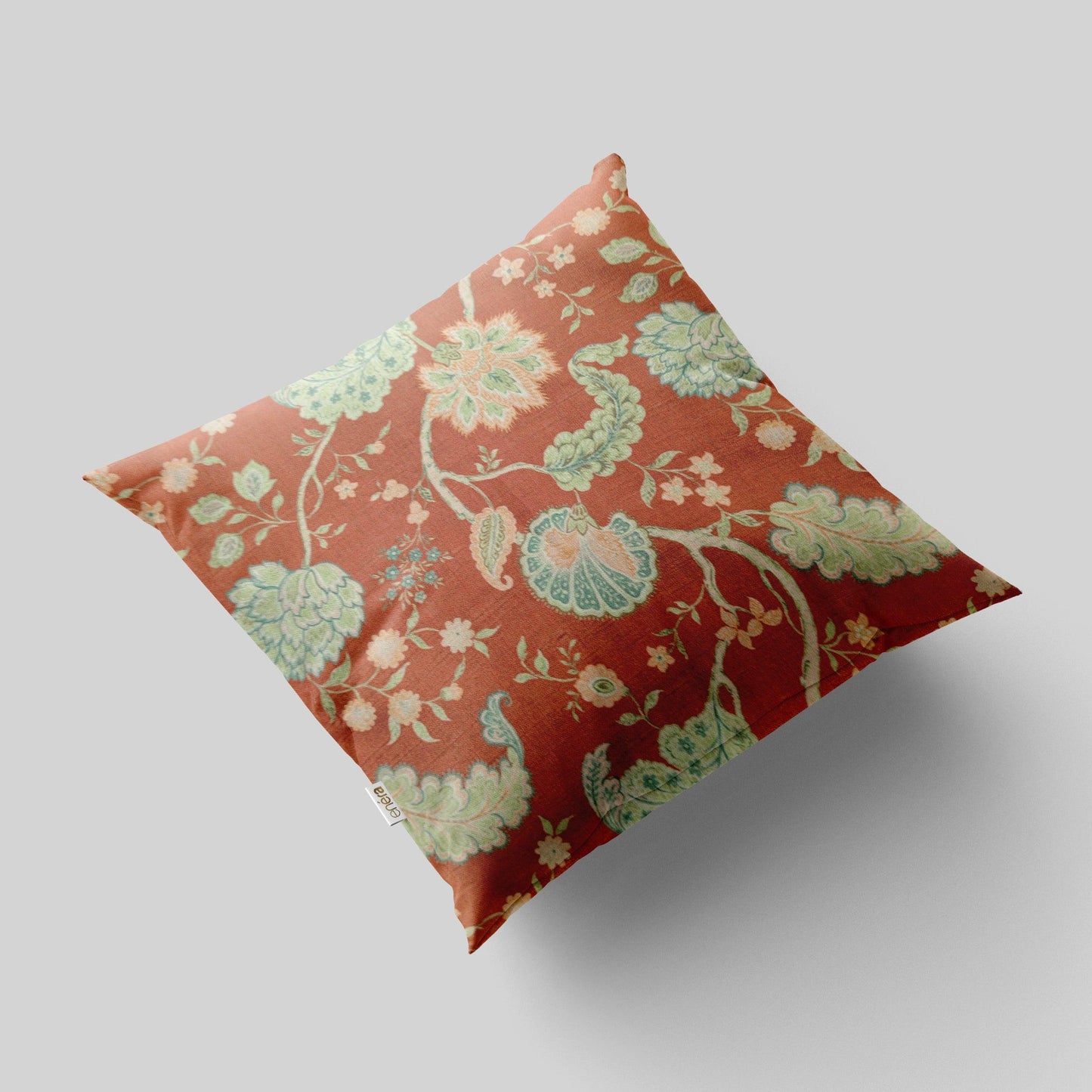 Enera NUH Her Dan Sr No.1010 Red Color 16x16 Inch Cushion Cover